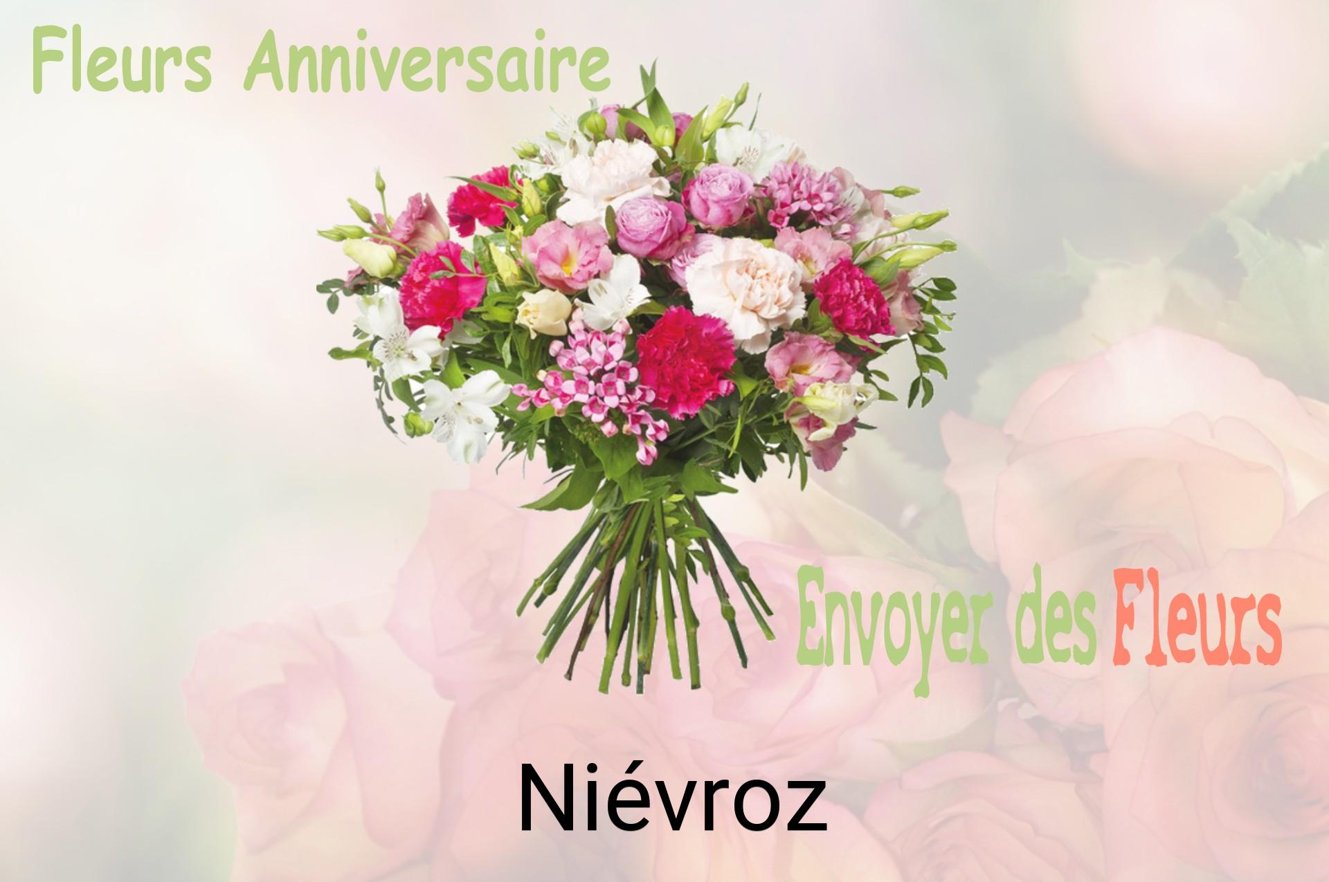 Bouquet de fleurs d’anniversaire livré à Niévroz